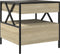 vidaXL - Salontafel - met - Infinity - LED - 50x50x51 - cm - sonoma - eikenkleurig
