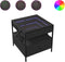 vidaXL - Salontafel - met - Infinity - LED - 50x50x51 - cm - zwart