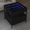 vidaXL - Salontafel - met - Infinity - LED - 50x50x51 - cm - zwart