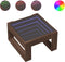 vidaXL - Salontafel - met - Infinity - LED - 50x53x30 - cm - bruin - eikenkleurig