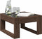 vidaXL - Salontafel - met - Infinity - LED - 50x53x30 - cm - bruin - eikenkleurig