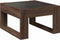 vidaXL - Salontafel - met - Infinity - LED - 50x53x30 - cm - bruin - eikenkleurig