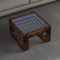 vidaXL - Salontafel - met - Infinity - LED - 50x53x30 - cm - gerookt - eikenkleurig