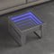 vidaXL - Salontafel - met - Infinity - LED - 50x53x30 - cm - grijs - sonoma - eikenkleur