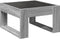 vidaXL - Salontafel - met - Infinity - LED - 50x53x30 - cm - grijs - sonoma - eikenkleur