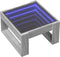 vidaXL - Salontafel - met - Infinity - LED - 50x53x30 - cm - grijs - sonoma - eikenkleur