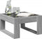 vidaXL - Salontafel - met - Infinity - LED - 50x53x30 - cm - grijs - sonoma - eikenkleur