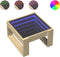 vidaXL - Salontafel - met - Infinity - LED - 50x53x30 - cm - sonoma - eikenkleurig