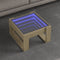 vidaXL - Salontafel - met - Infinity - LED - 50x53x30 - cm - sonoma - eikenkleurig