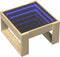 vidaXL - Salontafel - met - Infinity - LED - 50x53x30 - cm - sonoma - eikenkleurig