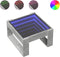 vidaXL - Salontafel - met - Infinity - LED - 50x53x30 - cm - betongrijs