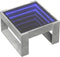 vidaXL - Salontafel - met - Infinity - LED - 50x53x30 - cm - betongrijs