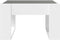vidaXL - Salontafel - met - Infinity - LED - 50x53x30 - cm - wit
