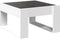vidaXL - Salontafel - met - Infinity - LED - 50x53x30 - cm - wit