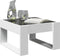 vidaXL - Salontafel - met - Infinity - LED - 50x53x30 - cm - wit