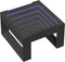 vidaXL - Salontafel - met - Infinity - LED - 50x53x30 - cm - zwart