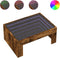 vidaXL - Salontafel - met - Infinity - LED - 70x50x30 - cm - gerookt - eikenkleurig