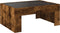 vidaXL - Salontafel - met - Infinity - LED - 70x50x30 - cm - gerookt - eikenkleurig