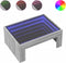 vidaXL - Salontafel - met - Infinity - LED - 70x50x30 - cm - grijs - sonoma - eikenkleur