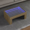 vidaXL - Salontafel - met - Infinity - LED - 70x50x30 - cm - sonoma - eikenkleurig