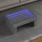 vidaXL - Salontafel - met - Infinity - LED - 70x50x30 - cm - betongrijs
