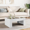 vidaXL - Salontafel - met - Infinity - LED - 70x50x30 - cm - wit