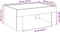 vidaXL - Salontafel - met - Infinity - LED - 70x50x30 - cm - wit