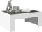 vidaXL - Salontafel - met - Infinity - LED - 70x50x30 - cm - wit