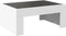 vidaXL - Salontafel - met - Infinity - LED - 70x50x30 - cm - wit