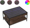 vidaXL - Salontafel - met - Infinity - LED - 70x50x38 - cm - bruin - eikenkleurig
