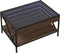 vidaXL - Salontafel - met - Infinity - LED - 70x50x38 - cm - bruin - eikenkleurig