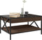 vidaXL - Salontafel - met - Infinity - LED - 70x50x38 - cm - bruin - eikenkleurig