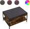 vidaXL - Salontafel - met - Infinity - LED - 70x50x38 - cm - gerookt - eikenkleurig