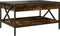 vidaXL - Salontafel - met - Infinity - LED - 70x50x38 - cm - gerookt - eikenkleurig
