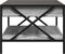 vidaXL - Salontafel - met - Infinity - LED - 70x50x38 - cm - grijs - sonoma - eikenkleur
