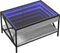 vidaXL - Salontafel - met - Infinity - LED - 70x50x38 - cm - grijs - sonoma - eikenkleur