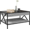 vidaXL - Salontafel - met - Infinity - LED - 70x50x38 - cm - grijs - sonoma - eikenkleur