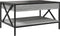 vidaXL - Salontafel - met - Infinity - LED - 70x50x38 - cm - grijs - sonoma - eikenkleur