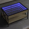 vidaXL - Salontafel - met - Infinity - LED - 70x50x38 - cm - sonoma - eikenkleurig