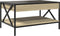 vidaXL - Salontafel - met - Infinity - LED - 70x50x38 - cm - sonoma - eikenkleurig