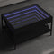 vidaXL - Salontafel - met - Infinity - LED - 70x50x38 - cm - zwart