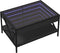 vidaXL - Salontafel - met - Infinity - LED - 70x50x38 - cm - zwart