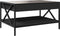 vidaXL - Salontafel - met - Infinity - LED - 70x50x38 - cm - zwart