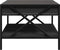vidaXL - Salontafel - met - Infinity - LED - 70x50x38 - cm - zwart