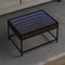 vidaXL - Salontafel - met - Infinity - LED - 70x50x41 - cm - bruin - eikenkleurig
