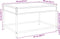 vidaXL - Salontafel - met - Infinity - LED - 70x50x41 - cm - bruin - eikenkleurig