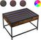 vidaXL - Salontafel - met - Infinity - LED - 70x50x41 - cm - gerookt - eikenkleurig