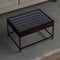 vidaXL - Salontafel - met - Infinity - LED - 70x50x41 - cm - gerookt - eikenkleurig