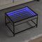 vidaXL - Salontafel - met - Infinity - LED - 70x50x41 - cm - grijs - sonoma - eikenkleur