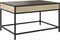 vidaXL - Salontafel - met - Infinity - LED - 70x50x41 - cm - sonoma - eikenkleurig